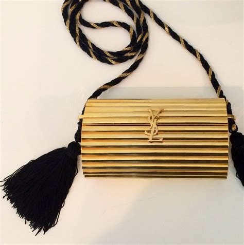 ysl tassel bag used|ysl evening bag with tassel.